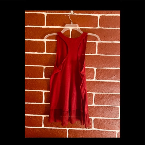 Hollister burgundy tank blouse - Picture 3 of 3